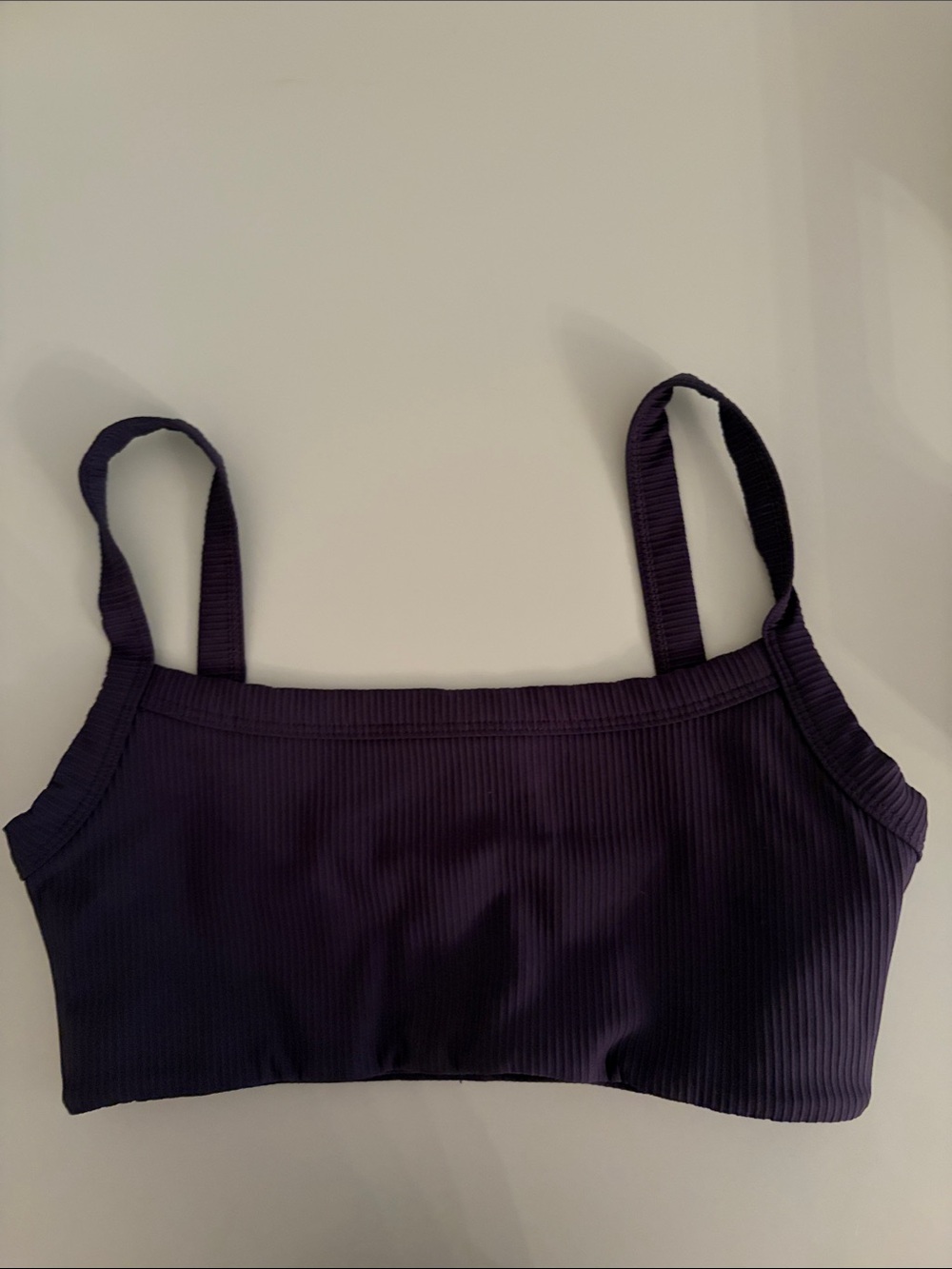 Women's Ribbed Bralette - Purple